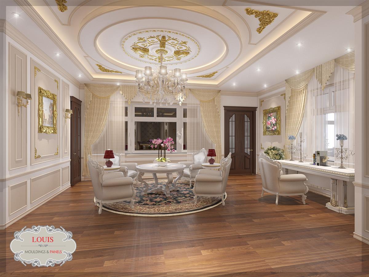 lựa chọn phào chỉ tân cổ điển cho nội thất